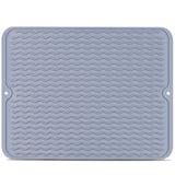 Silicone Dish Drying Mat - Non-Slip Silicone Mat Easy Clean Drying Mat Large Heat-Resistant Dish Drainer Mat for Kitchen Counter In Australia - Darrahopens