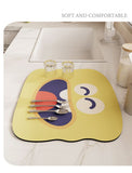 Creative Cartoon Pattern Dish Drying Mat|Easy Clean Abosrbent Quick Dry Pad|Multiple Usage Drainer Mats,30x40cm （2pcs） In Australia - Darrahopens