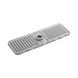 Faucet Splash Guard for Kitchen Sink Splash Guard, Ring Size Adjustable Faucet Drip Catcher Mat（One big and one small, gray） In Australia - Darrahopens