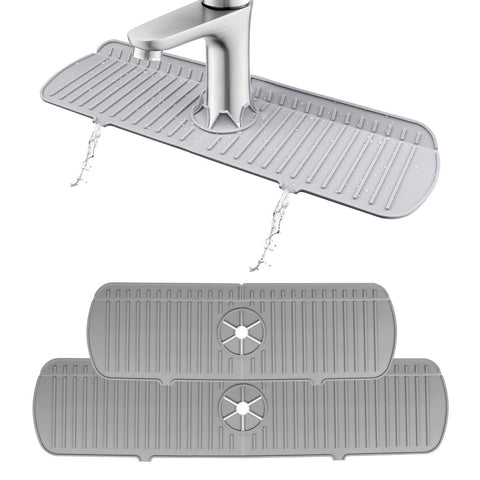 Silicone Drainage pad, Sink, Kitchen Faucet, Splash Proof pad, Multifunctional Sink, Drainage countertop, Splash Proof -2 PACK In Australia - Darrahopens