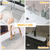 Silicone Drainage pad, Sink, Kitchen Faucet, Splash Proof pad, Multifunctional Sink, Drainage countertop, Splash Proof -2 PACK In Australia - Darrahopens