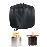 18 Inch Round Fire Pit Cover for 2.0,Heavy Duty Waterproof Outdoor Smokeless Firepit Cover,Small Fire Bowl Outdoor(18" D x 15" H)