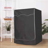 Dryer Cover for Front-loading Machine - Waterproof, Dustproof, 60x50x85cm Suitable for Most Washers and Dryers on Market（Black)