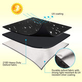 Grill Cover,Heavy Duty Waterproof Smoker Cover Dome Gas Outdoor Grill Cover for Char-Broil, 24" D x 28.5" H, Black