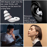 Reusable Safe Silicone High Fidelity Earplug,for Sleeping, Swimming, Studying, Concerts, Noise Cancelling and Hearing Protection