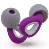 Ear Plugs for Sleeping, for Sleeping Noise Concert Ear Plugs Swimming Ear Plugs Silicone Ear Plugs for Swimming,Sleeping（Purple)