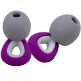 Ear Plugs for Sleeping, for Sleeping Noise Concert Ear Plugs Swimming Ear Plugs Silicone Ear Plugs for Swimming,Sleeping（Purple)