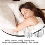1 Pair Soundproof Noise Reduction Earbuds Motorcycle Reusable for Motorcycle Airplane Earphone Mute Travel