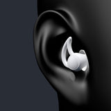 1 Pair Soundproof Noise Reduction Earbuds Motorcycle Reusable for Motorcycle Airplane Earphone Mute Travel