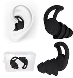 Ear Plugs for Sleeping Noise Cancelling,Washable Hearing Protection for Work, Travel, Concert, Swimming, Sleep Snoring (Black) In Australia - Darrahopens