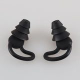 Ear Plugs for Sleeping Noise Cancelling,Washable Hearing Protection for Work, Travel, Concert, Swimming, Sleep Snoring (Black)
