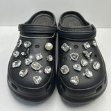 Bling Shoe Charms for Women Girl - Shoe Decoration Charms Crystal Diamond Luxury Shoe Accessories for Sandals,Party Favors Gifts