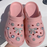 Bling Shoe Charms for Clog Sandals Decoration,Jewels Shoe Decoration, Luxury Clog Accessories for Women Girls Party Favors In Australia - Darrahopens