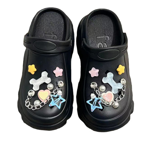 Shoes Boys Unisex Pattern Children's Shoes Lining Clog Children's Slides Sandal on Summer Sandals Garden Shoes Bathroom Slippers In Australia - Darrahopens