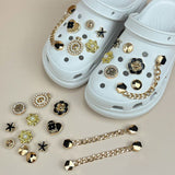 Bling Shoe Charms Shoes Charms Crystal Diamond Luxury Shoe Accessories DIY Shoe Decoration for Women Girl for Party Favors