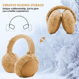 Women Earmuffs Winter Folding Ear Warmer Warm Earmuffs Ear Covers Ear Covers Cold Weather Fluffy Ear Warmers Headband Winter