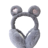 Fluffy Ear Muff for Women Plush Foldable Earmuffs Kids Winter Earmuffs Girls Boys Cold Weather Ear Warmer（2pcs） In Australia - Darrahopens