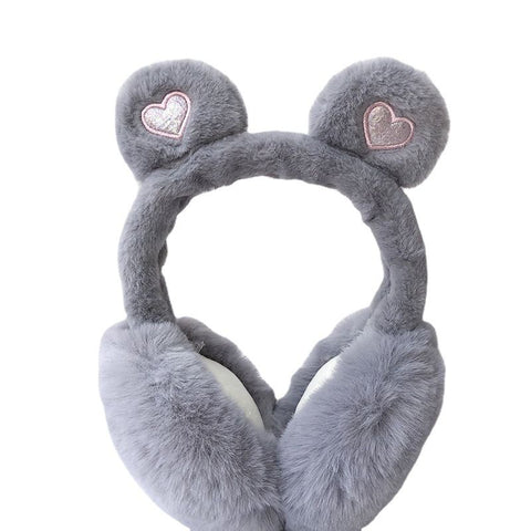 Fluffy Ear Muff for Women Plush Foldable Earmuffs Kids Winter Earmuffs Girls Boys Cold Weather Ear Warmer（2pcs） In Australia - Darrahopens