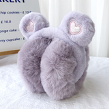 Fluffy Ear Muff for Women Plush Foldable Earmuffs Kids Winter Earmuffs Girls Boys Cold Weather Ear Warmer（2pcs） In Australia - Darrahopens