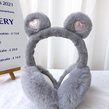 Fluffy Ear Muff for Women Plush Foldable Earmuffs Kids Winter Earmuffs Girls Boys Cold Weather Ear Warmer（2pcs） In Australia - Darrahopens