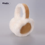 Folding Warm Ear Muffs Female Fall And Winter Plush Fashion Ear Cover Winter Outdoor Cold Ear Bag Ear Warm Student Ear Muffs In Australia - Darrahopens