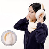 Folding Warm Ear Muffs Female Fall And Winter Plush Fashion Ear Cover Winter Outdoor Cold Ear Bag Ear Warm Student Ear Muffs