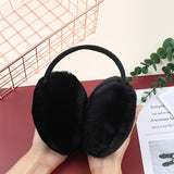 Women Winter Earmuffs Girl Ski Adjustable Ear Covers for Cute Ear Warmer Outdoor Earmuff Fleece Lining （black） In Australia - Darrahopens