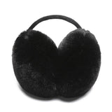 Women Winter Earmuffs Girl Ski Adjustable Ear Covers for Cute Ear Warmer Outdoor Earmuff Fleece Lining （black） In Australia - Darrahopens