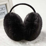 Women Winter Earmuffs Girl Ski Adjustable Ear Covers for Cute Ear Warmer Outdoor Earmuff Fleece Lining （black） In Australia - Darrahopens