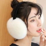 Cute Animal Earmuffs Winter Warm Outdoor Ear Covers Headband Fur Earwarmer Windproof Winter Ear Warmer （4pcs）