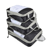 Compression Packing Cubes for Travel,4 Set Travel Packing Cubes for Suitcases,Compression Suitcases Organizers Bag Set for Travel