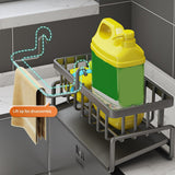 Upgrade Sponge Holder for Kitchen Sink, Removable Sink Drain Rack with Towel Bar Use for Dish Rags, Kitchen Sink Caddy Organizer In Australia - Darrahopens