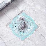 30 Pcs Shower Floor Drain Sticker, Disposable Shower Drain Hair Catcher Hair Catchers Mesh Stickers Hair Stopper Strainer Filter