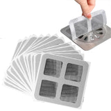 20 PCS Pack,4" X 4" Disposable Shower Drain Cover Hair Catcher Shower Drain Mesh Stickers, Bathroom, Laundry, Bathtub, Kitchen