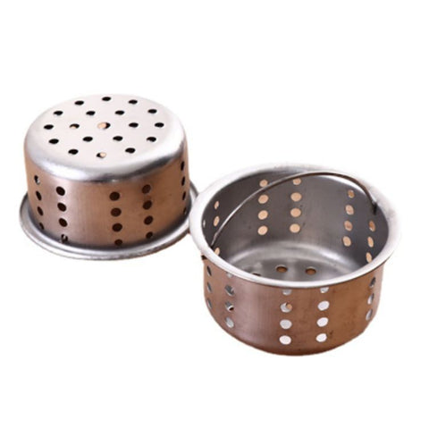 3 Pieces Stainless Steel Kitchen Sink Basket Strainer with Handle Garbage Disposal Stopper Mesh Basket Basket Sink Strainer