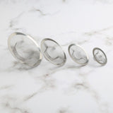 4-Pack Stainless Steel Kitchen Sink Drain Strainer, Mesh Screen Drainer and Hair Catcher for Bathroom Drain Strainer (4-Pack)