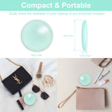 LED Lighted Travel Makeup Mirror 1x/10x Magnification Portable Small Hand held Makeup Mirror for Handbag Purse Pocket In Australia - Darrahopens