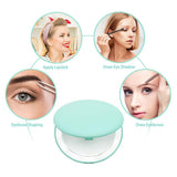 LED Lighted Travel Makeup Mirror 1x/10x Magnification Portable Small Hand held Makeup Mirror for Handbag Purse Pocket