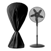Fan Cover Washable All Electric Fan Sleeve Waterproof Dustproof Protective Cover for Pedestal Stand Fan Floor Fan - Black (Black)