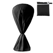 Fan Cover Washable All Electric Fan Sleeve Waterproof Dustproof Protective Cover for Pedestal Stand Fan Floor Fan - Black (Black)