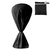 Fan Cover Washable All Electric Fan Sleeve Waterproof Dustproof Protective Cover for Pedestal Stand Fan Floor Fan - Black (Black)
