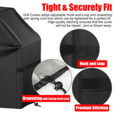 Grill Cover, 58 inch BBQ Gas Grill Cover for Outdoor Grill, Waterproof, Anti-UV, Rip-Proof,Fade Resistant Material, Barbecue Black In Australia - Darrahopens