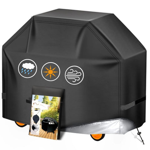 Grill Cover, 58inch BBQ Gas Grill Cover for Charbroil/Outdoor Grill, Barbecue  Anti-UV with Hook-and-Loop and Hem Rope Monument In Australia - Darrahopens
