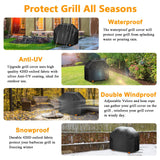 Grill Cover, 58inch BBQ Gas Grill Cover for Charbroil/Outdoor Grill, Barbecue  Anti-UV with Hook-and-Loop and Hem Rope Monument In Australia - Darrahopens