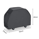 Grill Cover 55 Inch, Heavy Duty Waterproof BBQ Cover, Gas Grill Cover for 55" W x 23" D x 42" H Waterproof