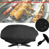 Grill Cover Garden Waterproof Anti Dust Protective Outdoor Windproof Accessories BBQ Stove Shield UV Resistant Polyester Portable