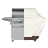 Gas Grill Barbecue Cover,  Medium, Beige Tough interlocking seams provide enhanced strength In Australia - Darrahopens