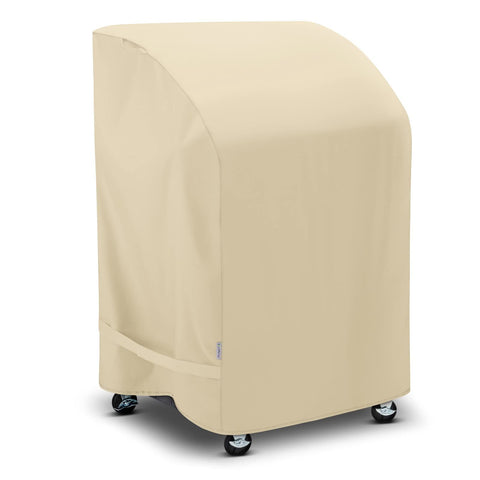 2 Burner Grill Cover 32 Inch, Outdoor Heavy Duty Waterproof Small Gas BBQ Cover, More Grills with Collapsed Side Tables, Beige
