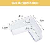 8 Pack Corner Protector for Baby, Clear Furniture Corner Guard & Edge Safety Bumpers for Table Edges - Baby Proofing (L Shape)