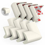 Baby Proofing Corner Guards, 8 Pack Pre-Taped Table Corner Protector for Baby, Soft Rubber Foam Furniture Corner Bumper  (White) In Australia - Darrahopens